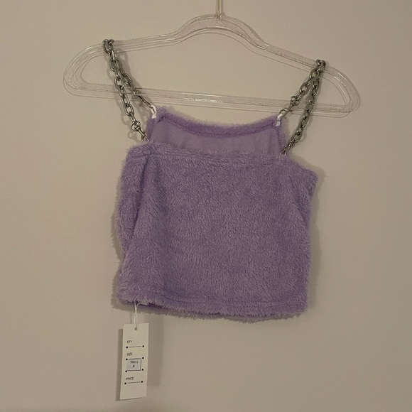 Purple Fuzzy Tank Top - Picture 4 of 4